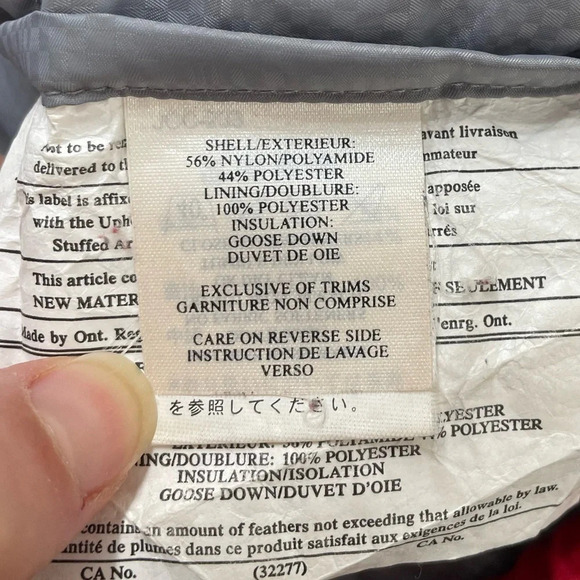 Marmot Goose Down Red Puffer Jacket Coat - Picture 11 of 15